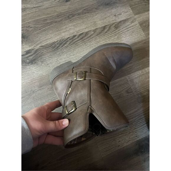 Totes Brown Woman’s Boots With Side Zipper Woman’s Size 9 - Picture 8 of 14